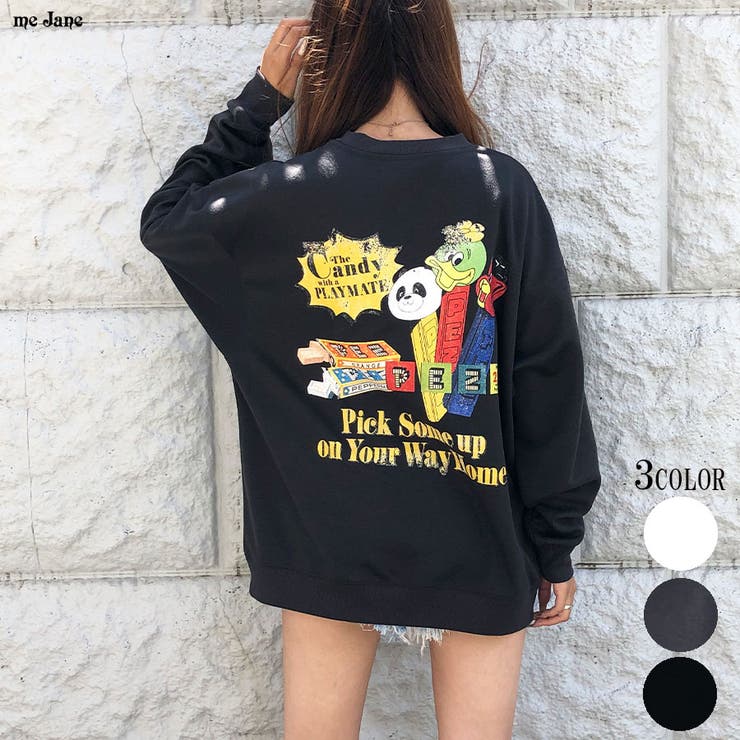 PEZ／ペッツ プリントトレーナー[品番：MJNW0002264]｜me Jane（ミー