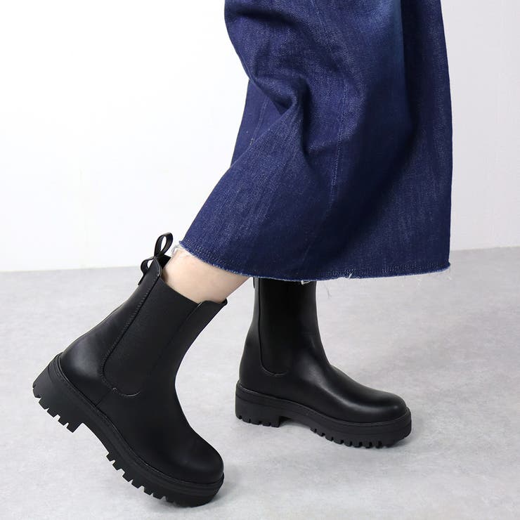 トラックソールチェルシーブーツ ☆9086[品番：SFWS0000539