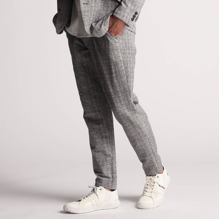 シアサッカースラックス風イージーパンツ[品番：NICW0005315]｜NICOLE