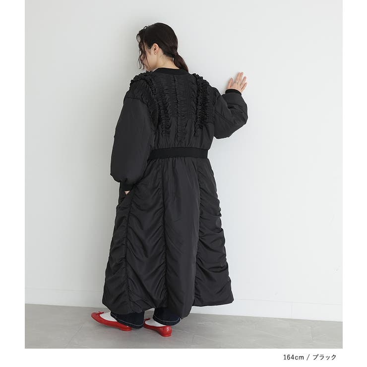 somari imaginationMA-1中綿フリルロングコート [品番：MITW0017805
