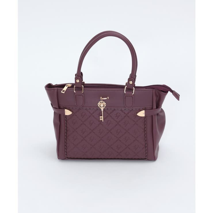 鍵付き薔薇デザインバッグ[品番：IGAW0004429]｜axes femme