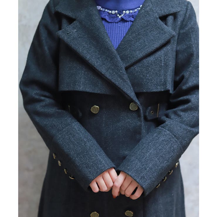 2WAYカラーロングコート[品番：IGAW0007087]｜axes femme