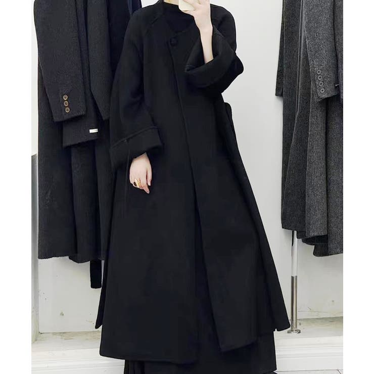 ミニマルエレガンス ウールロングコート【AW】[品番：XT000011529