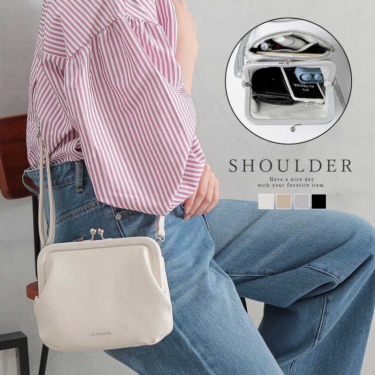 がま口 ミニ ショルダー[品番：ALTB0002169]｜ALTROSE（アルトローズ