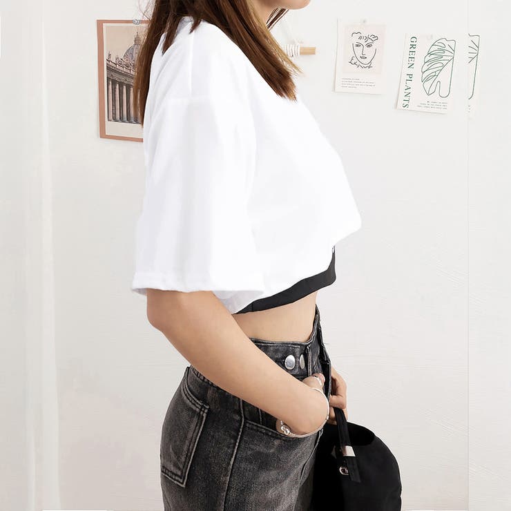 ヘソ出しtシャツ タンクトップ 韓国[品番：AGCW0002192]｜SUNSHINE