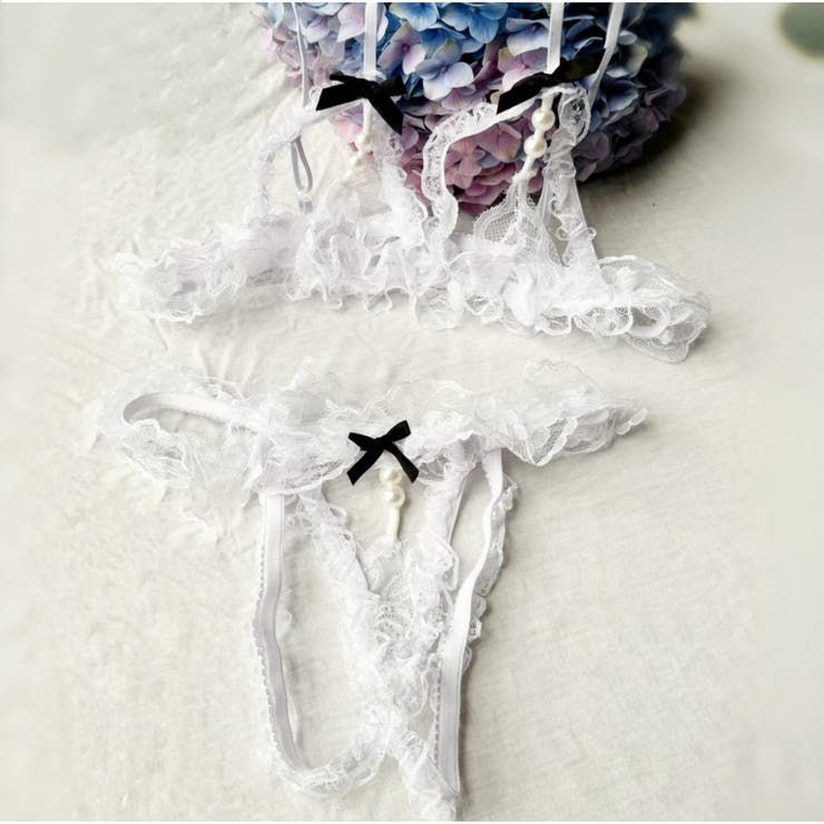 インナー下着 総レース 上下セット[品番：AKIW0004543]｜And Kawaii