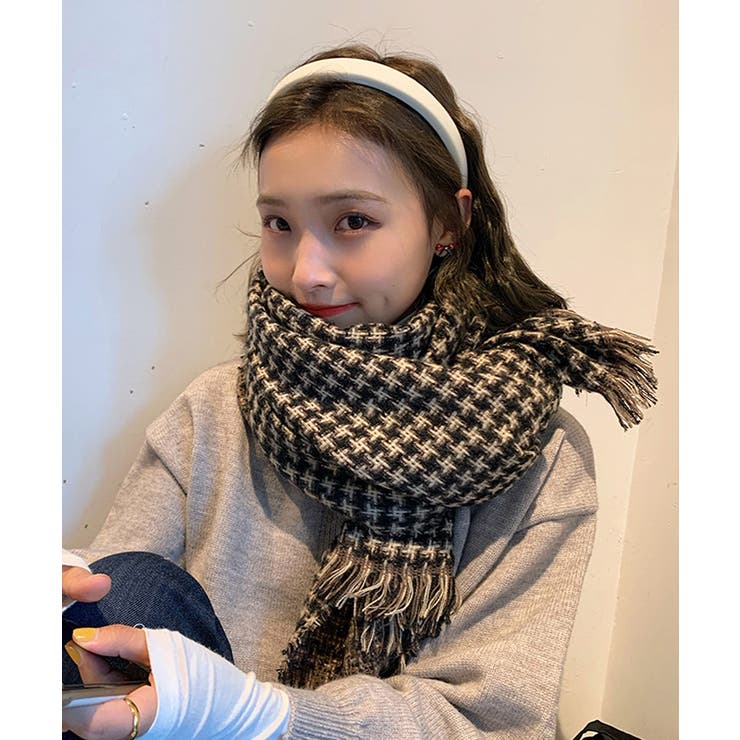 冬新作 千鳥柄 マフラー[品番：JP000006229]｜LOVERS（ラバーズ）の