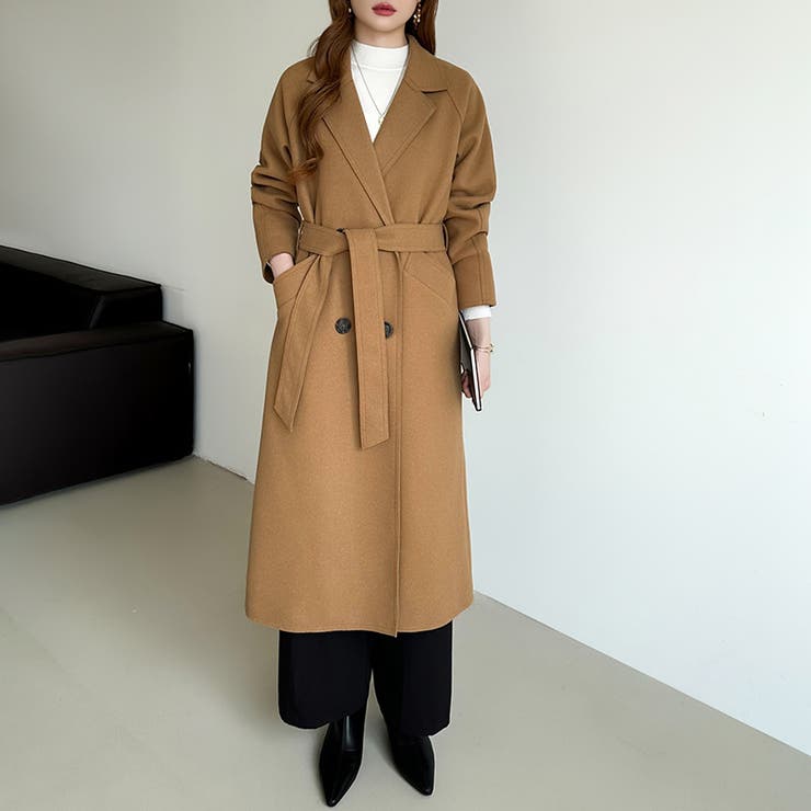 大人きれいめロングコート チェスターコート ロングコート[品番
