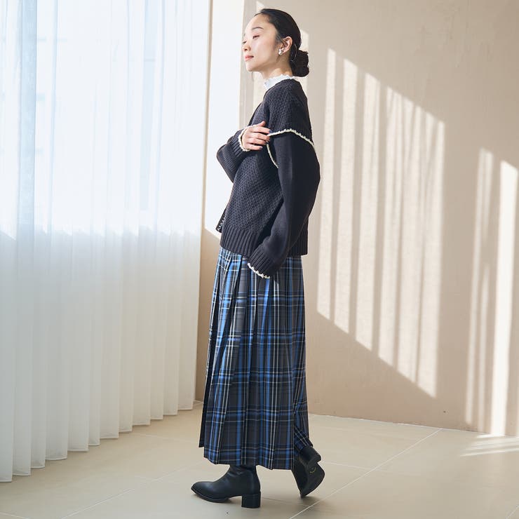 昨年大人気】TRチェックプリーツスカート[品番：COEW0007415]｜coen