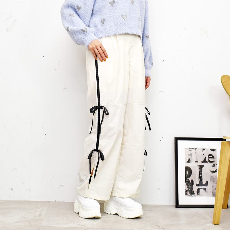 リボンカーゴパンツ[品番：TRNW0001450]｜FUN（ファン）のレディース