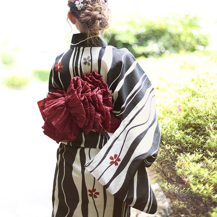 大きいサイズ レディース 浴衣[品番：GJ000021028]｜GOLDJAPAN 大きい