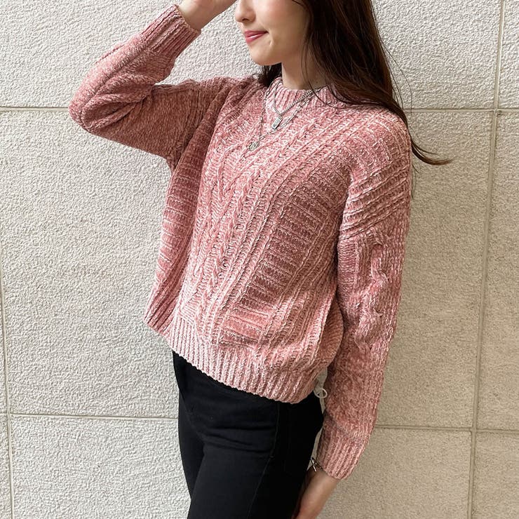 モールニットケーブルプルオーバー[品番：GORW0007270]｜GORGE