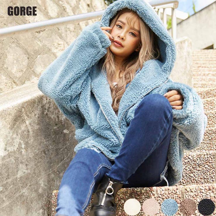 ボアZIPパーカー[品番：GORW0004598]｜GORGE （ゴージ）のレディース