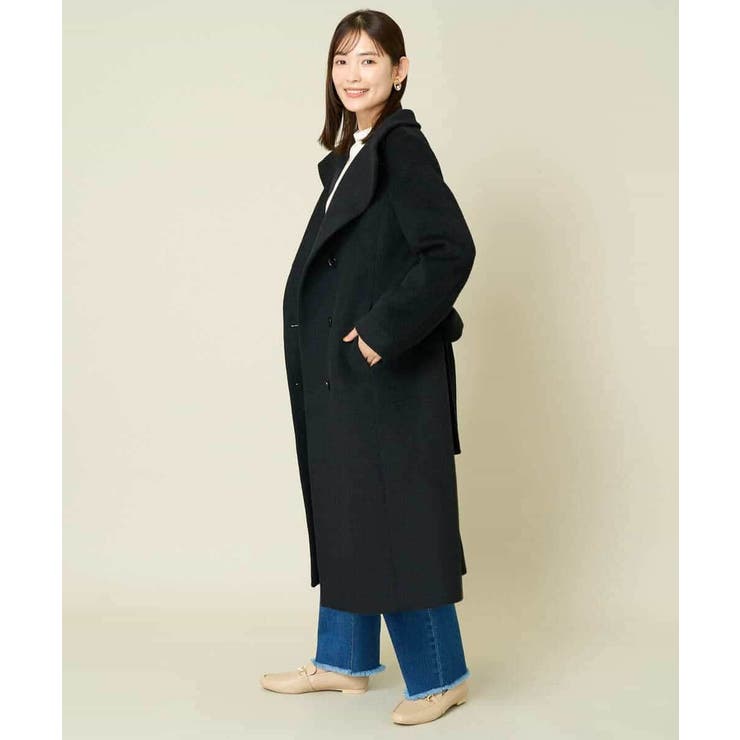 2WAY】折り返しラペルロングコート[品番：ITKW0018984]｜a.v.v【WOMEN