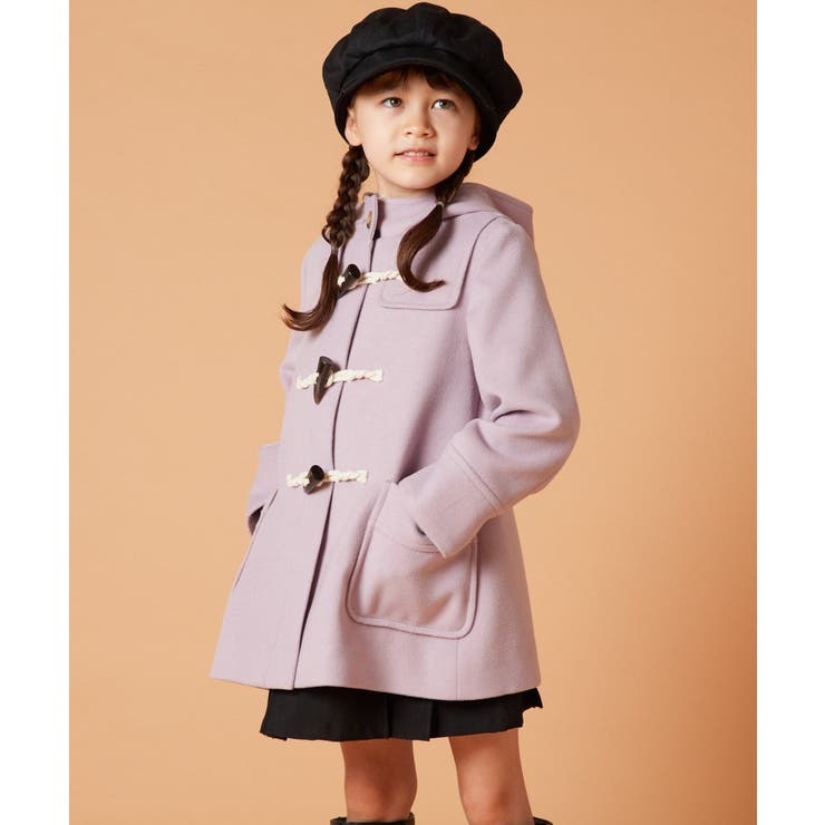 160]【選べる5色展開】ライトフェイクウールダッフルコート[品番