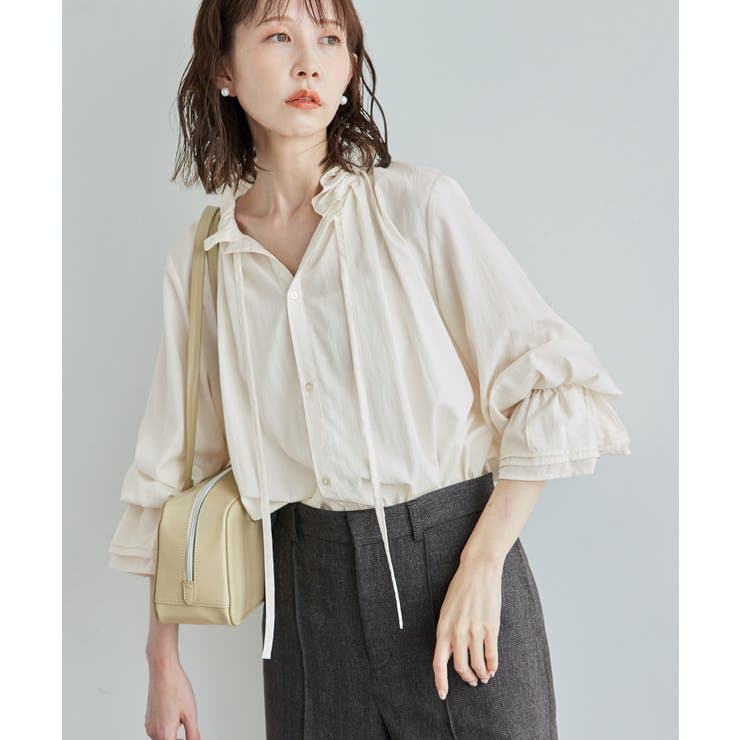 2WAY/フリルブラウス[品番：RPCW0045206]｜ROPE' PICNIC（ロペ