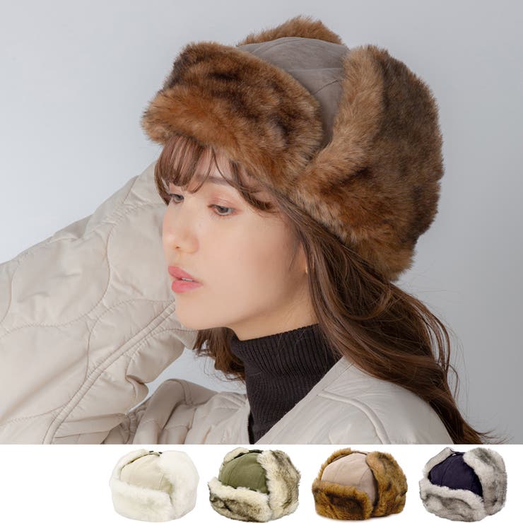 MIX FUR FLIGHT CAP/ミックスファー フライトキャップ[品番