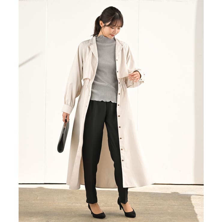 カルゼ開襟トレンチワンピース[品番：RPSW0001082]｜rps（アール