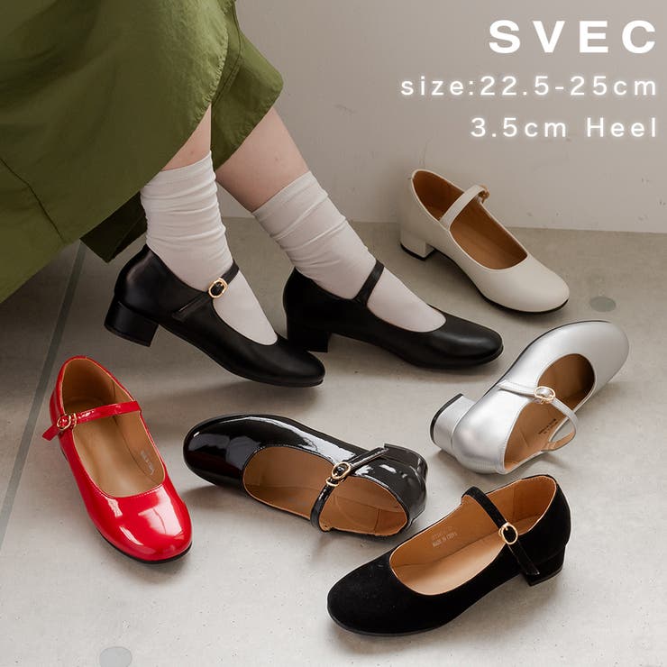 メリージェーン Mary Jane / ストラップ パンプス[品番：XO000003168