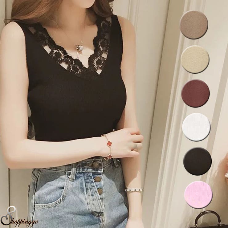 タンクトップ レディース キャミソール 夏インナーノースリーブ