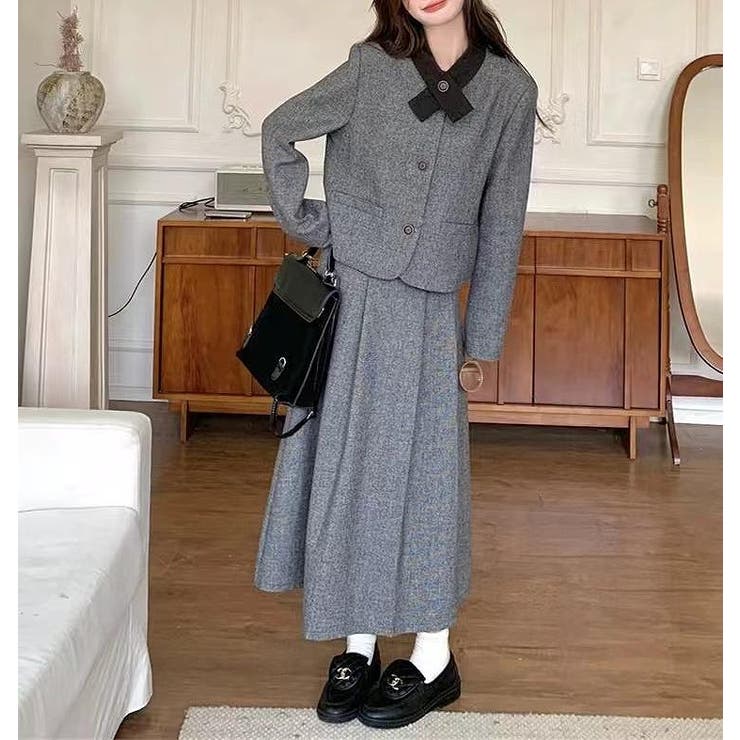 スーツジャケットスカートセットアップ[品番：NTRW0011771]｜Ulysses