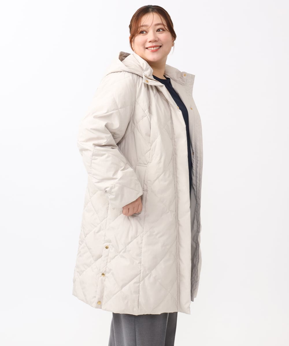 大きいサイズ】ロングダウンコート[品番：ITKW0019772]｜eur3（エウル