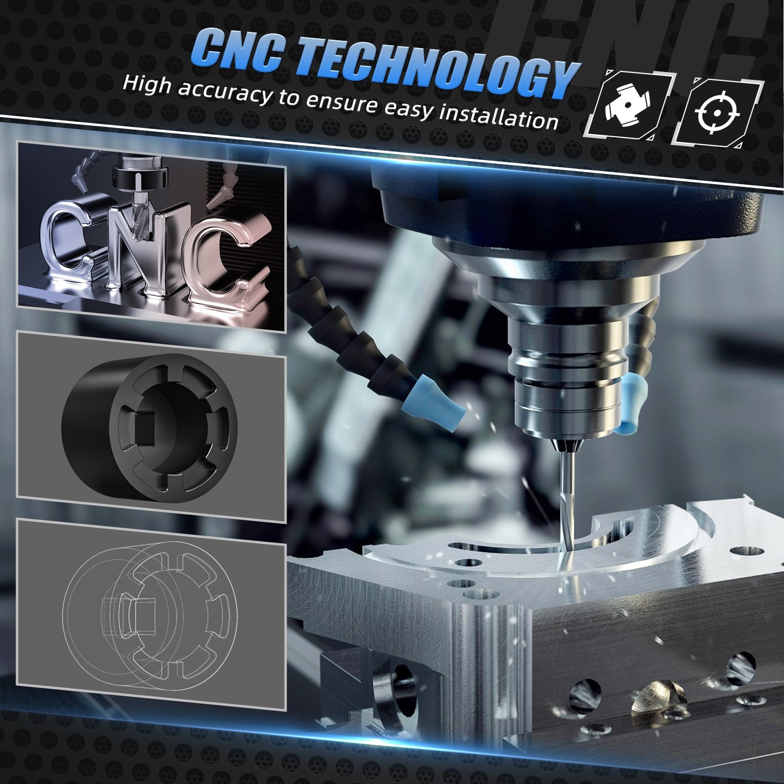 Polaris RZR XP Turbo UTV Primary Clutch Spider Nut Socket Tool