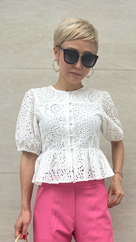 ペプラムレーストップス｜JENNE(ジェンヌ)公式通販：パリジェンヌの