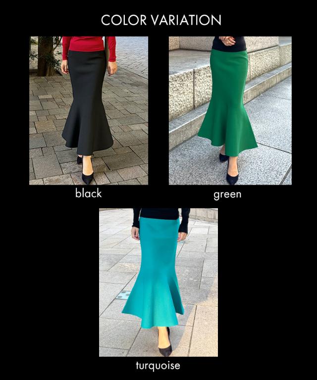 立体マーメイドニットスカート｜JENNE(ジェンヌ)公式通販：パリ