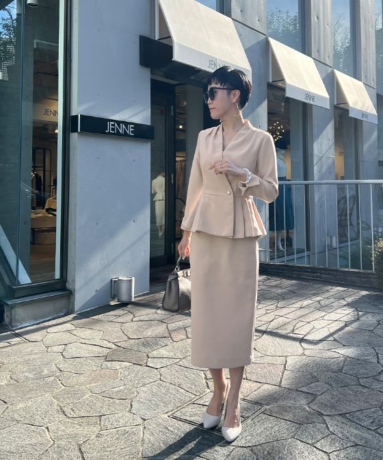 カシュクール ペプラムジャケット｜JENNE(ジェンヌ)公式通販：パリ