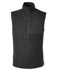 Harriton M985 - Unisex Fleece Full-Zip Vest