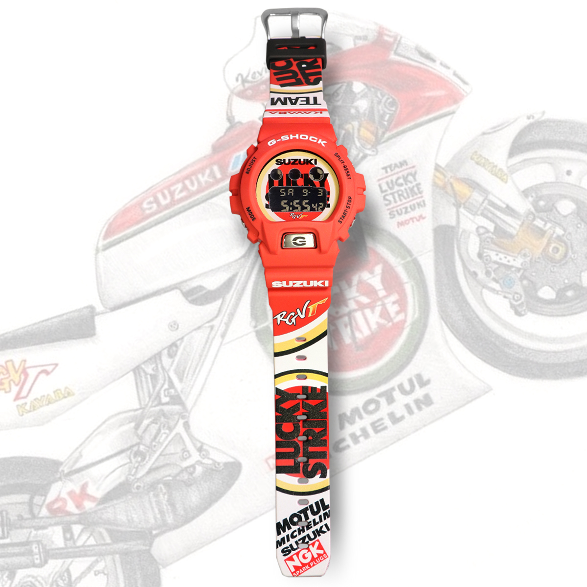 Lucky Strike Suzuki RGV500 Kevin Schwantz Custom Design DW-6900 G