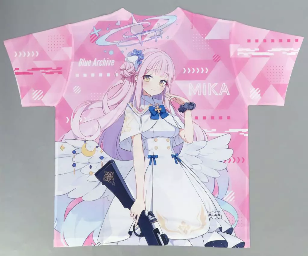 ブルアカ ミカ　聖園ミカ　フルグラフィックTシャツ Lサイズ ブルアカ 聖園ミカ 両面フルグラフィックTシャツ Lサイズ - メルカリ