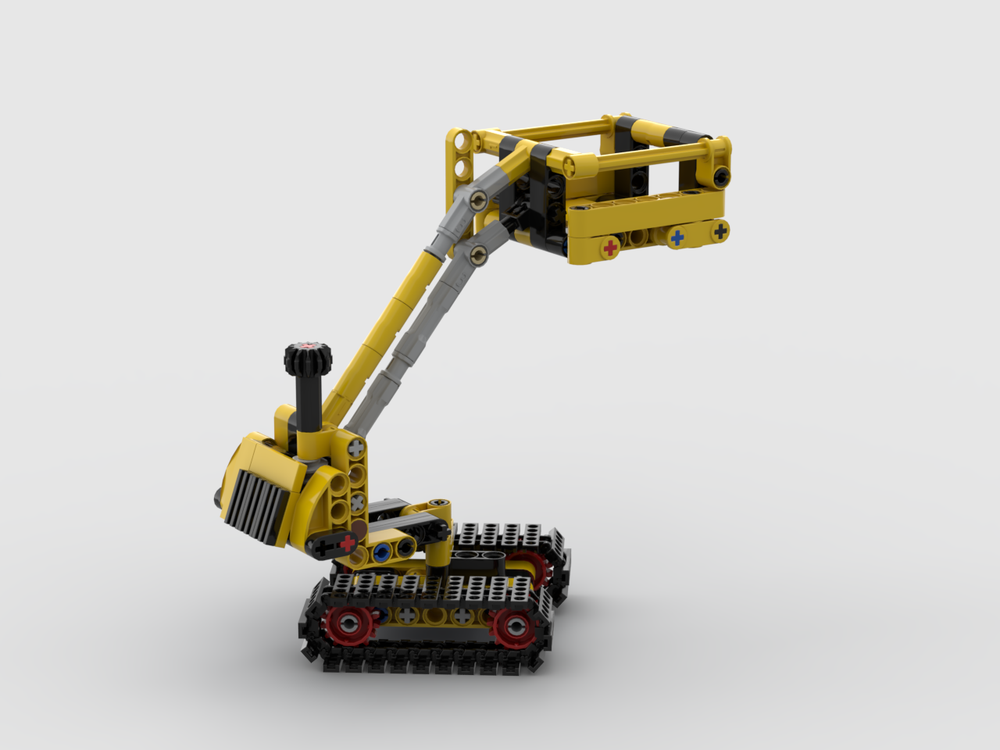 LEGO MOC 42163 Tracked Cherry Picker by Larsagri | Rebrickable