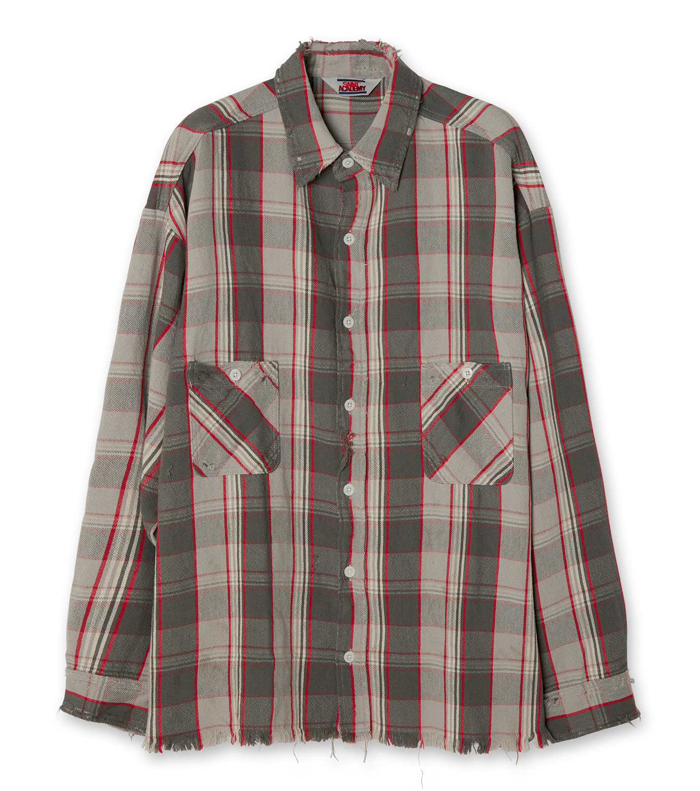 セント マイケル - ©️SAINT Mxxxxxx | SA FLANNEL SHIRT-Red-Sの通販