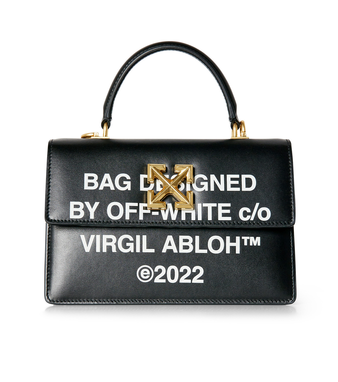 オフ ホワイト - Off-White | Jitney 1.4 Top Handle Met | RESTIR