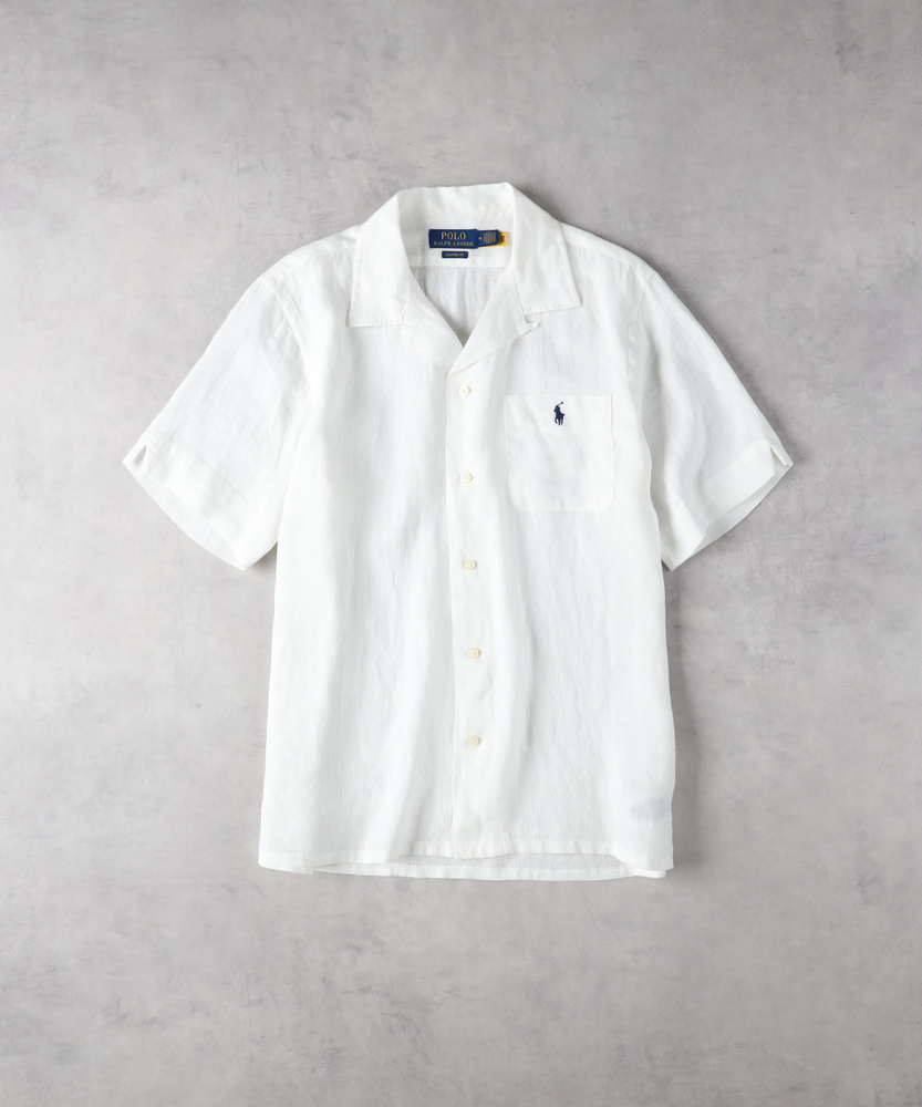 COOL MAX」麻混七分シャツ(S サックス): トップス｜Right-on公式