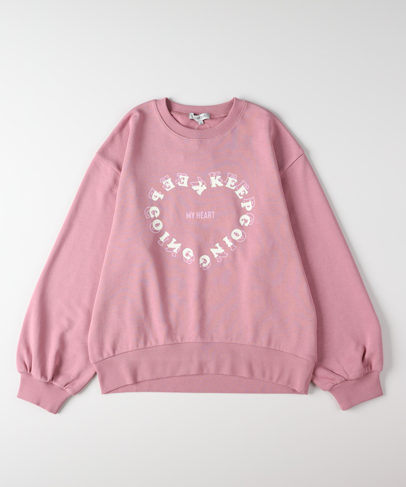 プリントスウェットプルオーバー(110 ライム): トップス｜Right-on公式