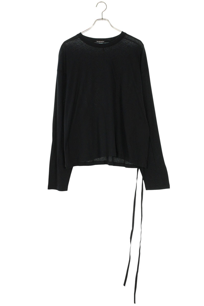 ANN DEMEULEMEESTER 長袖カットソー 歪み加工 ANN DEMEULEMEESTER 長袖