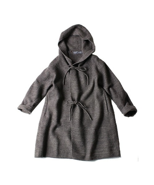 45R（フォーティファイブアール）の「ウールアルパカ縮絨フードコート