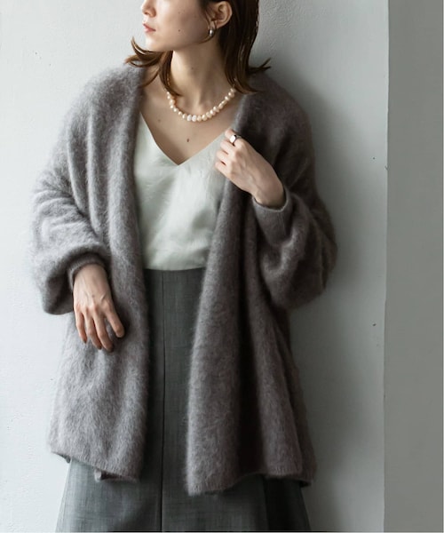 Noble（ノーブル）の「《追加予約》ファーニットパフカーディガン