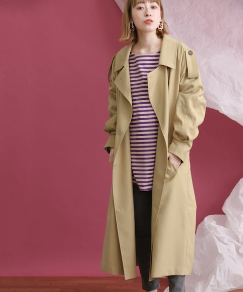 KBF（ケイビーエフ）の「BIGカラートレンチコート（）」 - WEAR