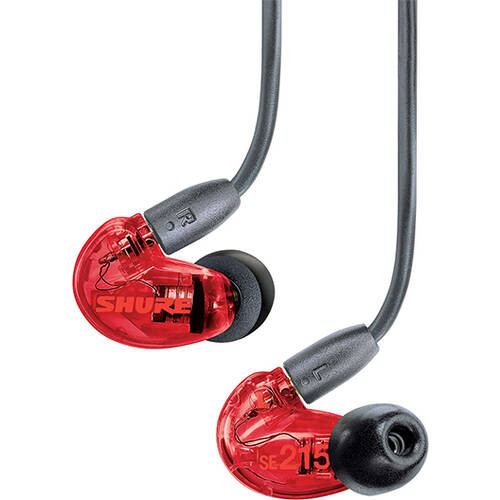 SHURE シュア SE215 Special Edition レッド [SE215SPE-RD-A] 高遮音性