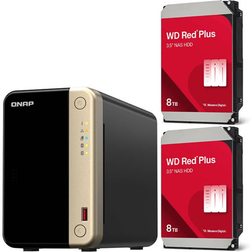 セット商品（QNAP + Western Digital） Western Digital WD80EFPX ×2台