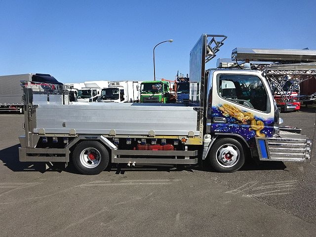 H14 キャンターガッツ 平 デコトラ ☆ 平ボディ・アルミブロック 小型