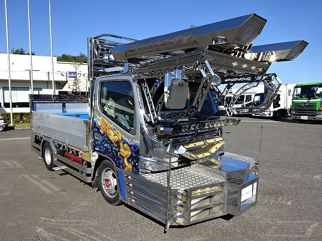 H14 キャンターガッツ 平 デコトラ ☆ 平ボディ・アルミブロック 小型