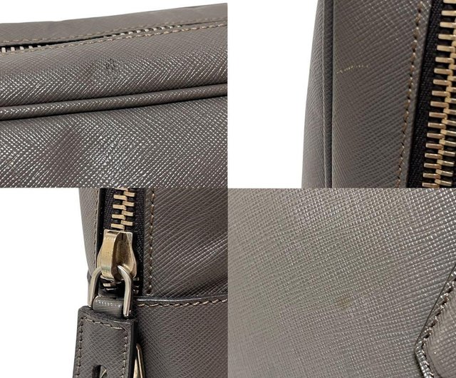 本物 PRADA プラダ ブリーフケース ビジネスバッグ サフィアーノ