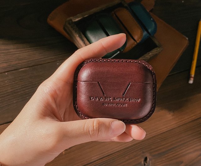 送料無料】台湾 AirPods Pro 本革保護ケース（第1世代/第2世代 共通