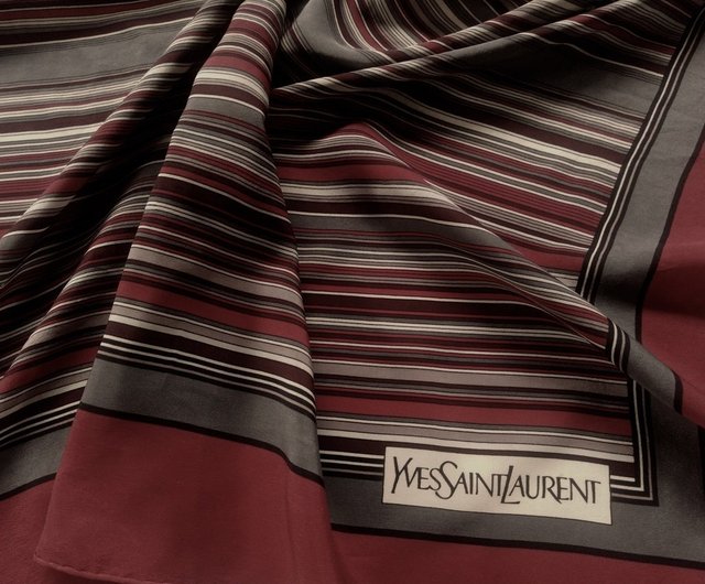 送料無料 10%OFF】タイ ヴィンテージ イヴ・サンローラン ストライプ