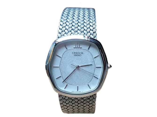Seiko Credor quartz watch ref. 8J81-5030 Silvery Steel ref.1970459
